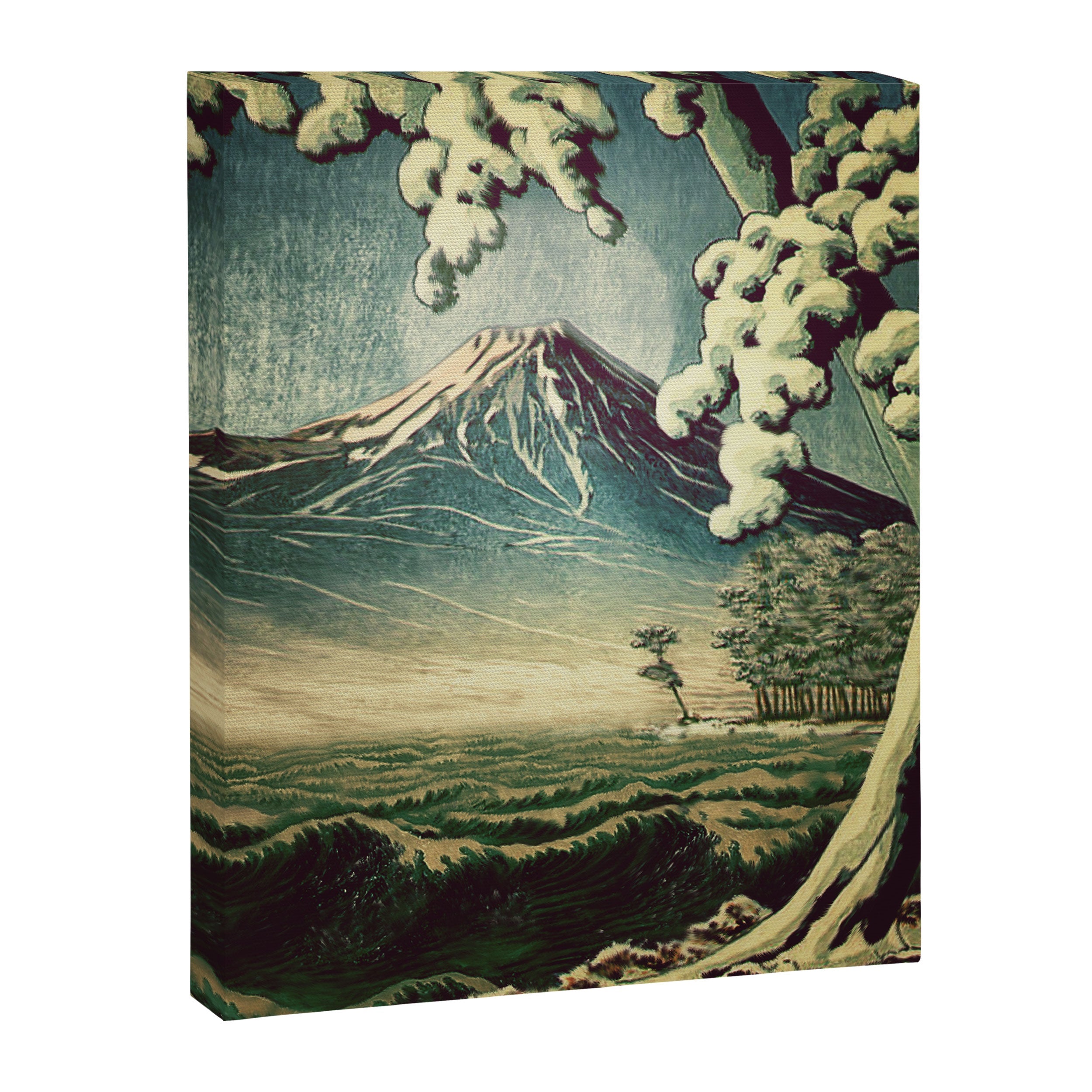 5 Lakes at Moonlight Canvas Print