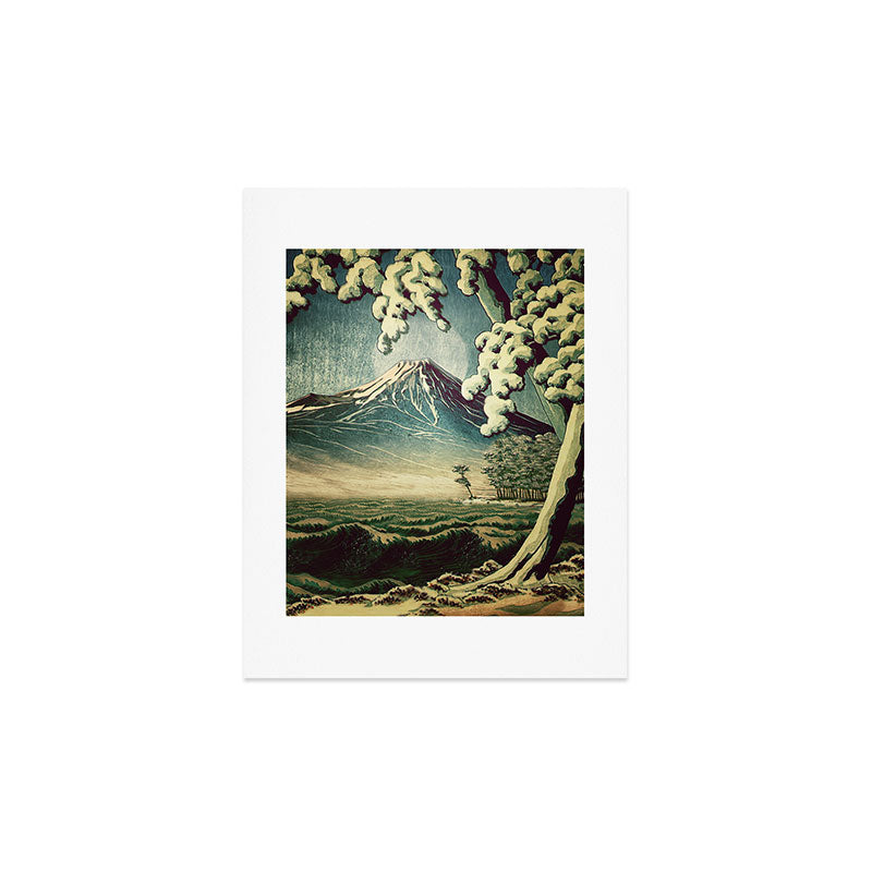 5 Lakes at Moonlight Art Print