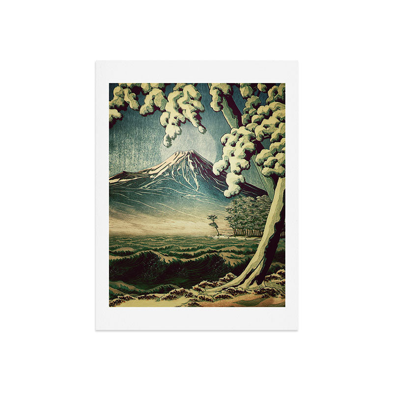 5 Lakes at Moonlight Art Print