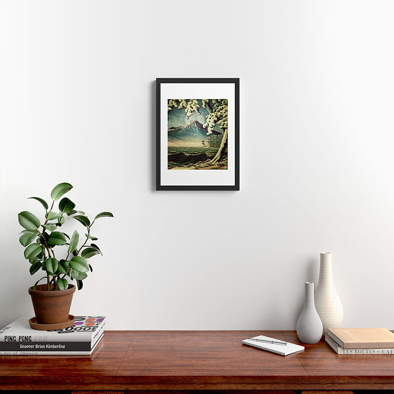5 Lakes at Moonlight Framed Art Print