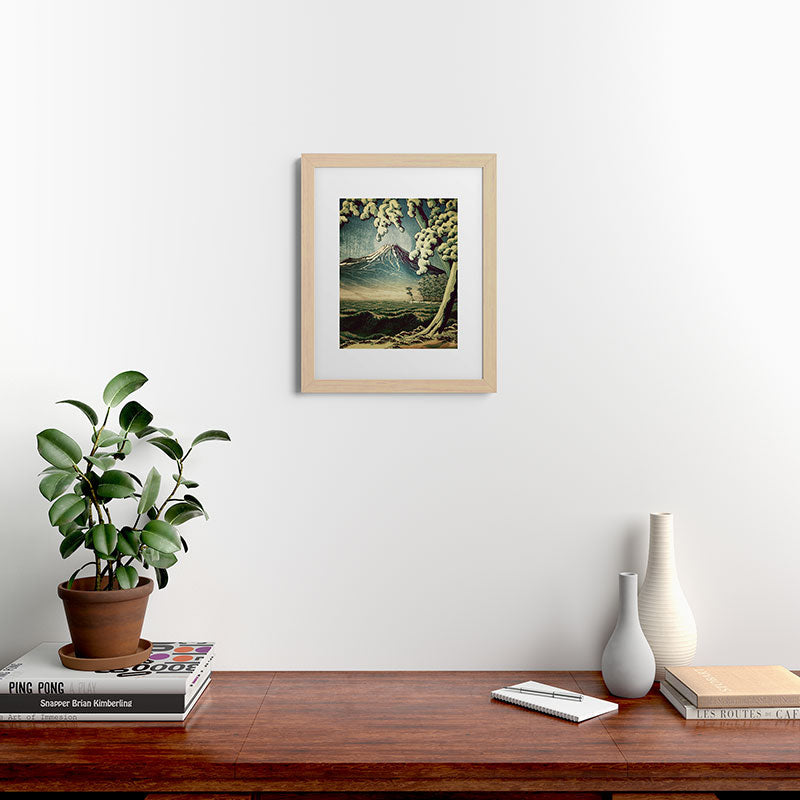 5 Lakes at Moonlight Framed Art Print
