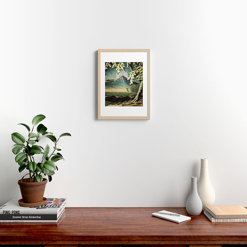 5 Lakes at Moonlight Framed Art Print