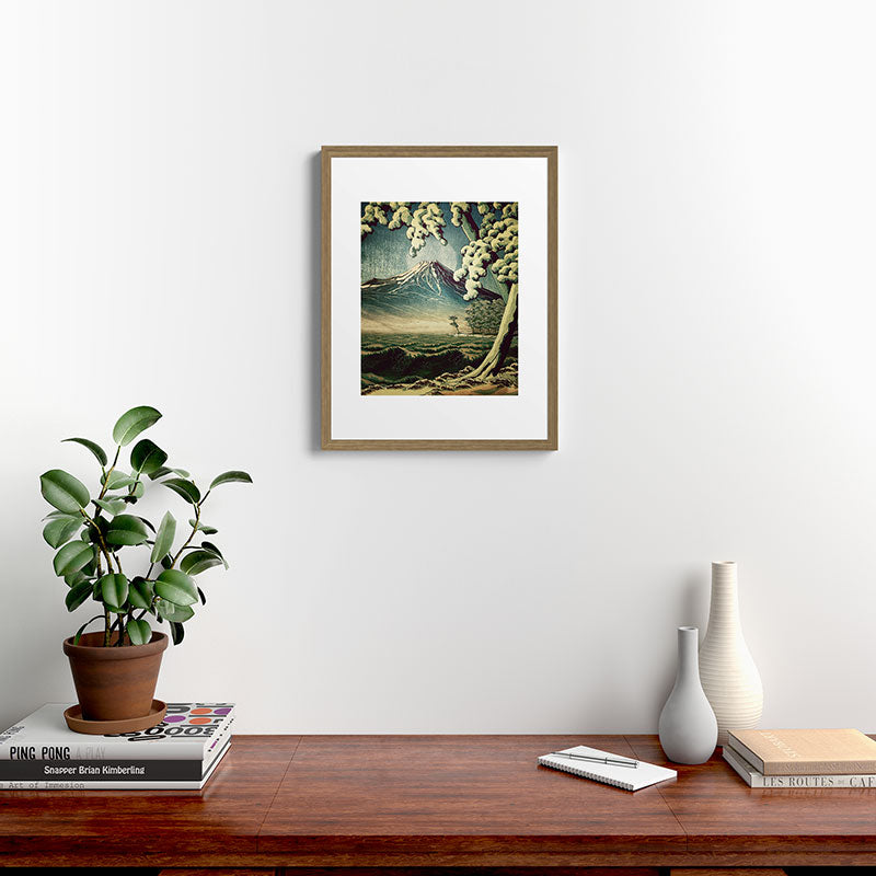 5 Lakes at Moonlight Framed Art Print