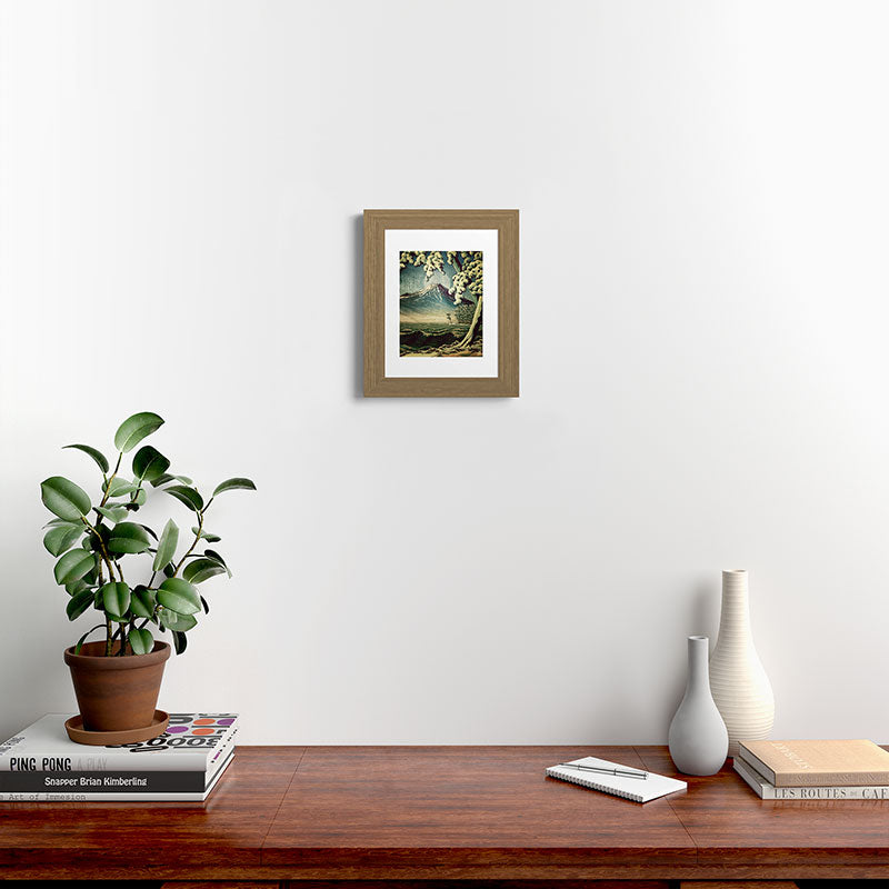5 Lakes at Moonlight Framed Art Print