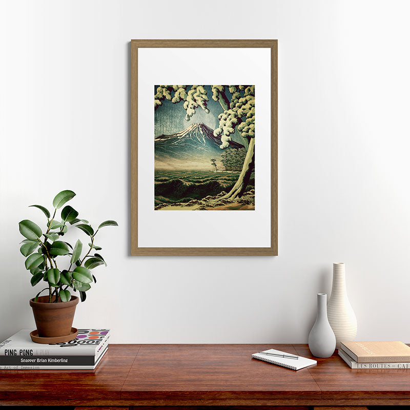 5 Lakes at Moonlight Framed Art Print