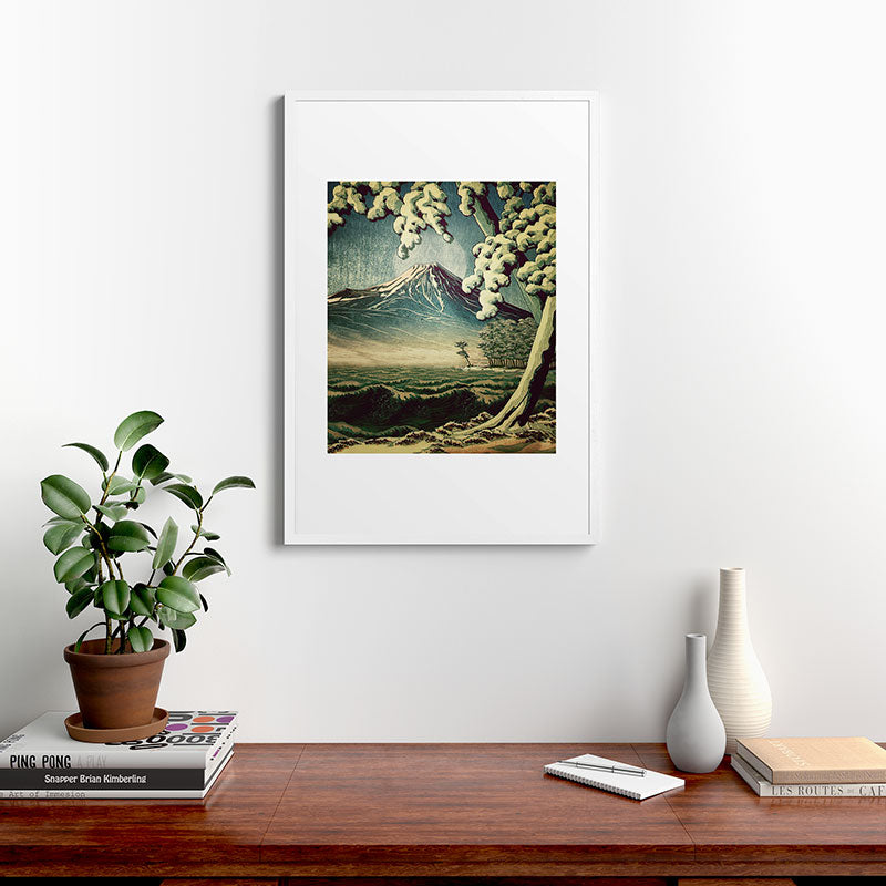 5 Lakes at Moonlight Framed Art Print