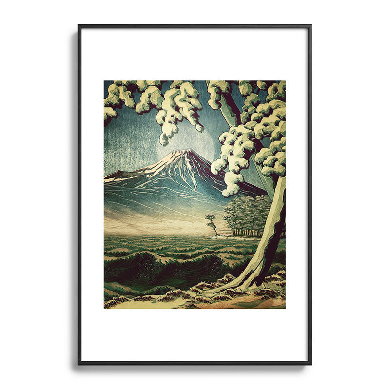 5 Lakes at Moonlight Framed Art Print