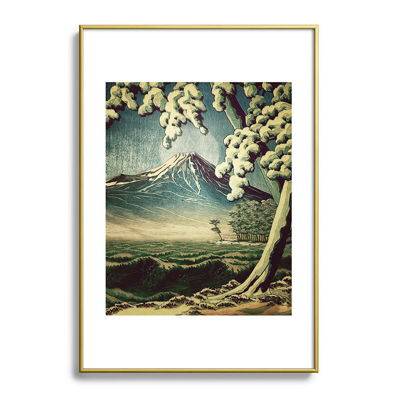 5 Lakes at Moonlight Framed Art Print