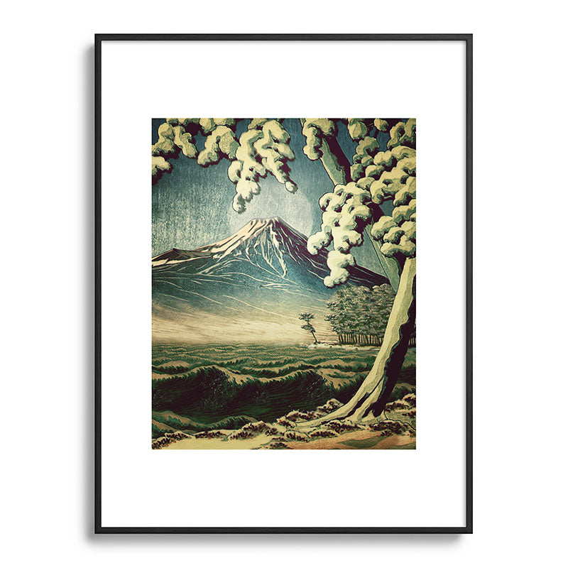 5 Lakes at Moonlight Framed Art Print