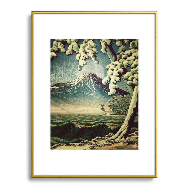 5 Lakes at Moonlight Framed Art Print