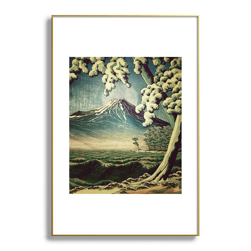 5 Lakes at Moonlight Framed Art Print
