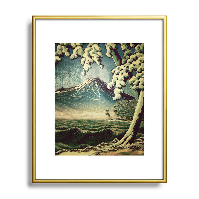 5 Lakes at Moonlight Framed Art Print