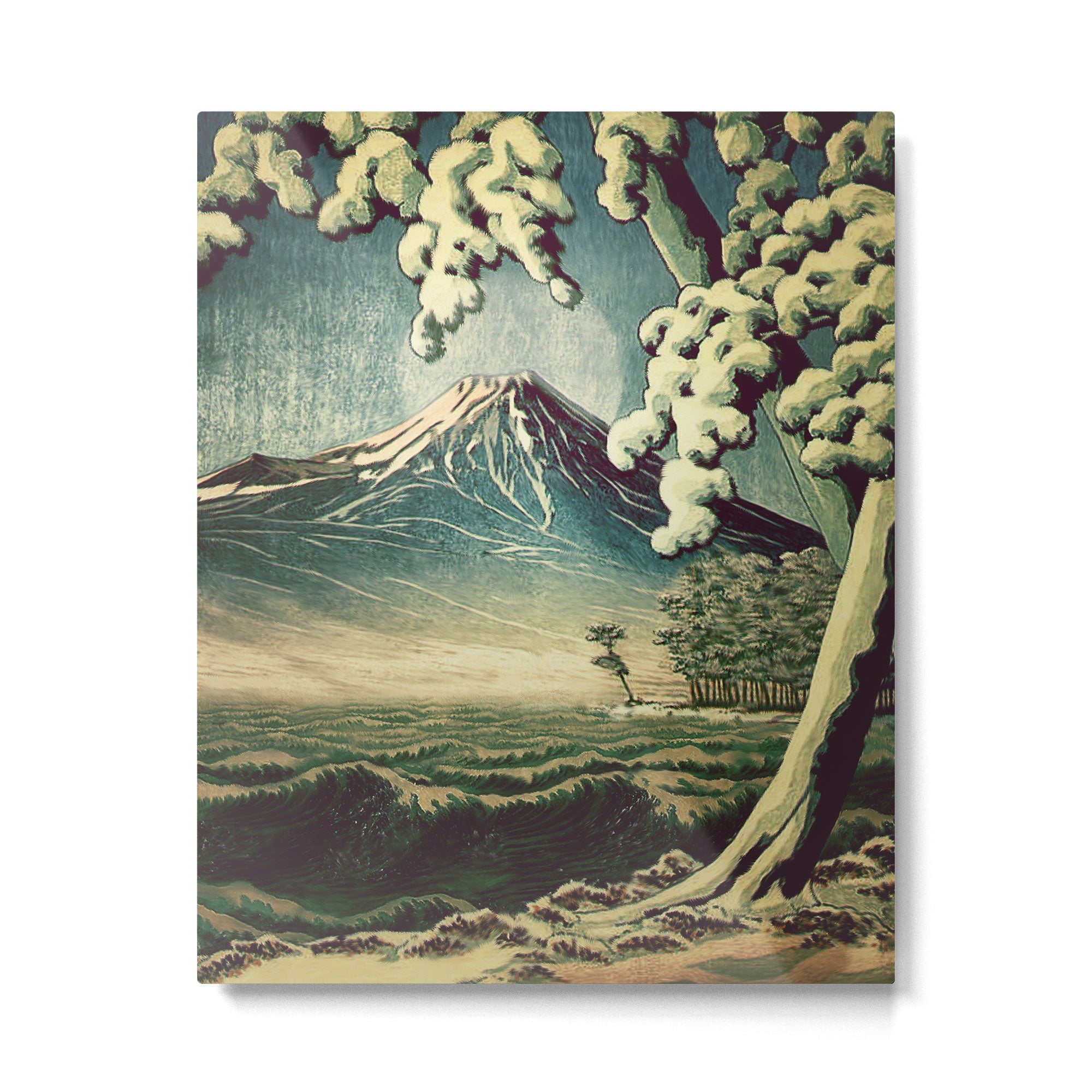 5 Lakes at Moonlight Metal Print