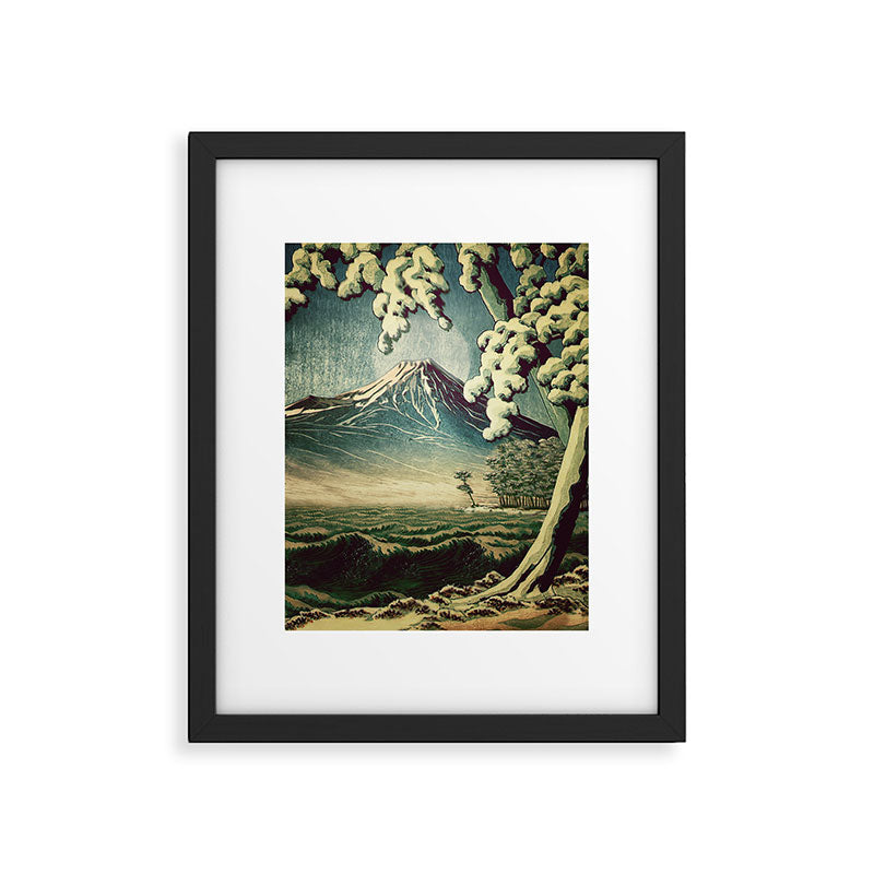 5 Lakes at Moonlight Framed Art Print