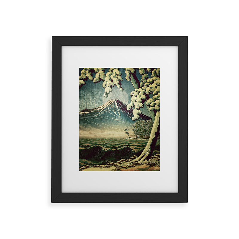 5 Lakes at Moonlight Framed Art Print