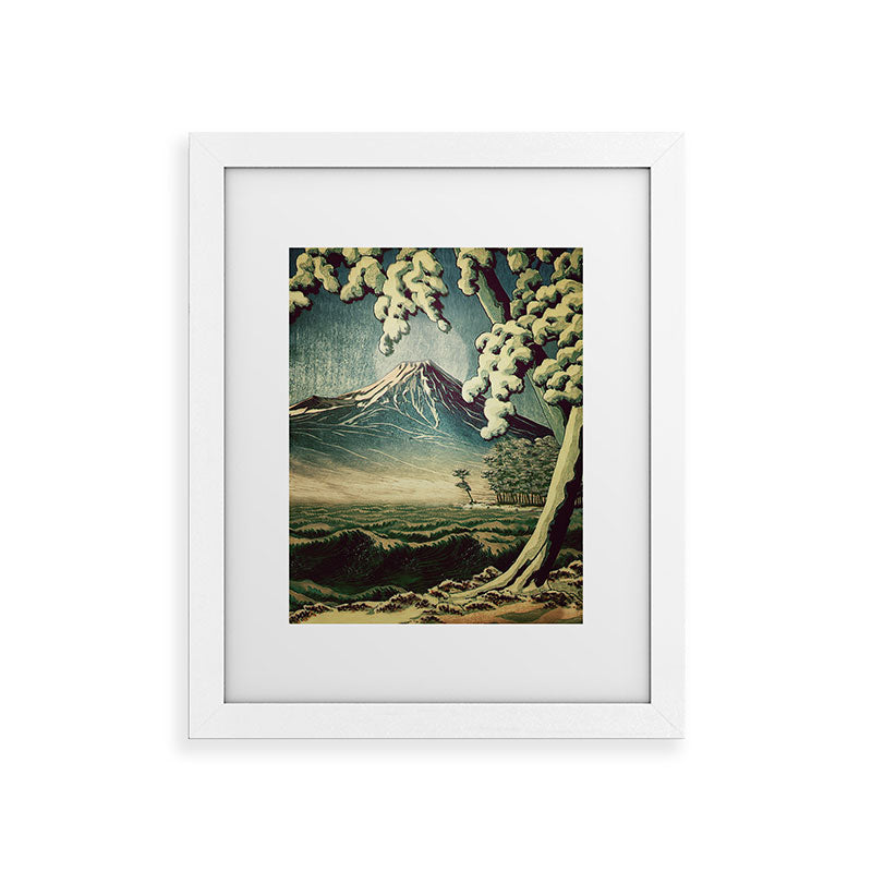 5 Lakes at Moonlight Framed Art Print