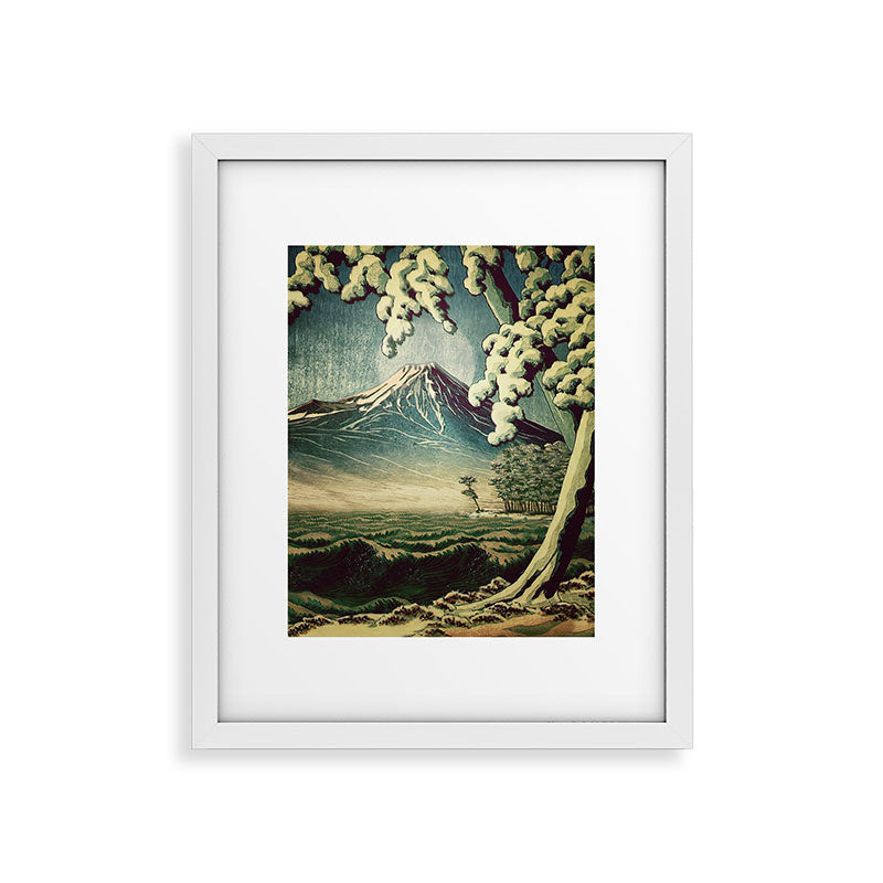 5 Lakes at Moonlight Framed Art Print