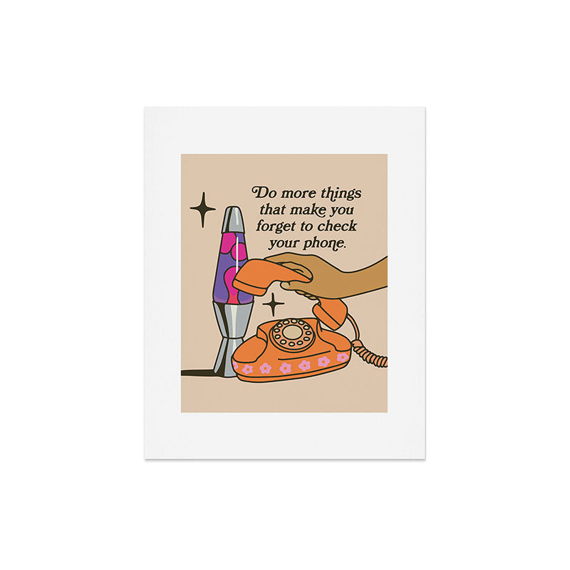 70s Lava Lamp Art Print