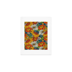 70s Retro Floral - Bold Art Print