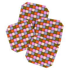1970s Disco Dancefloor Checkerboard Pattern Coaster