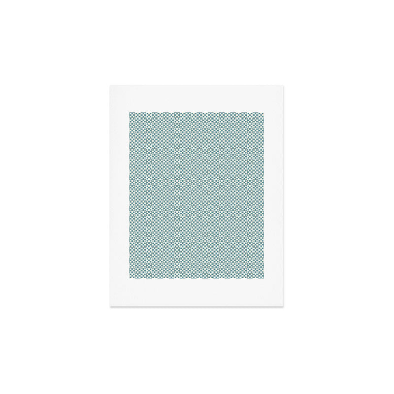 5 Checkers Art Print