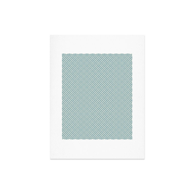 5 Checkers Art Print