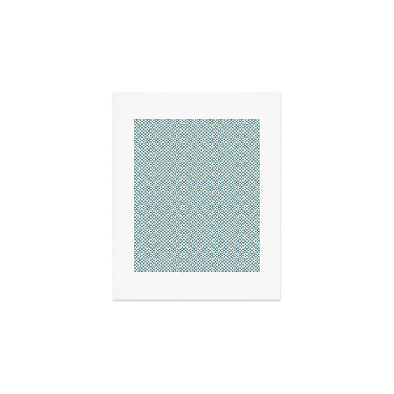 5 Checkers Art Print