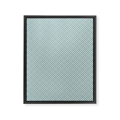 5 Checkers Framed Canvas Print