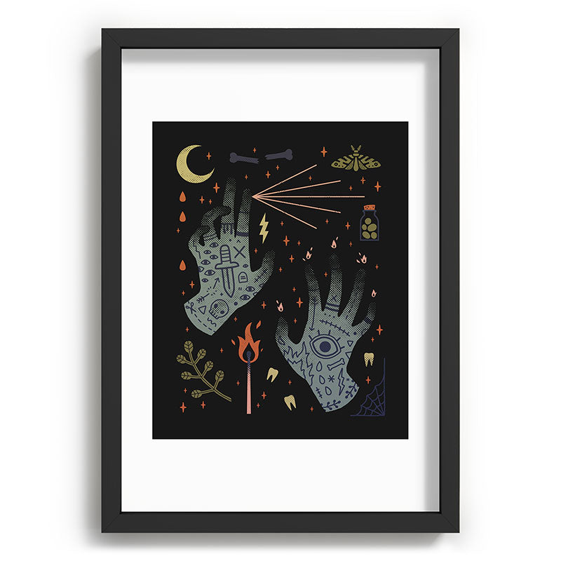 A Curse Upon You! Framed Art Print