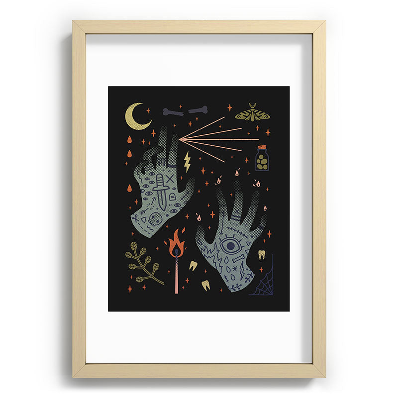 A Curse Upon You! Framed Art Print