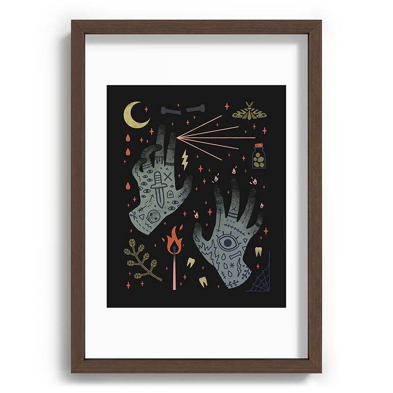 A Curse Upon You! Framed Art Print