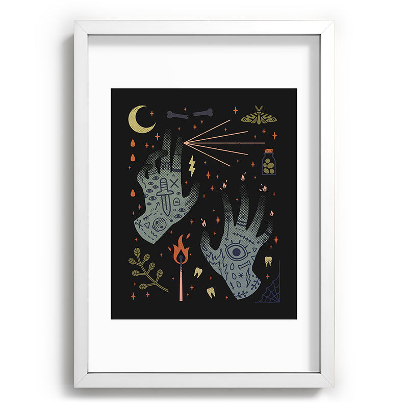 A Curse Upon You! Framed Art Print