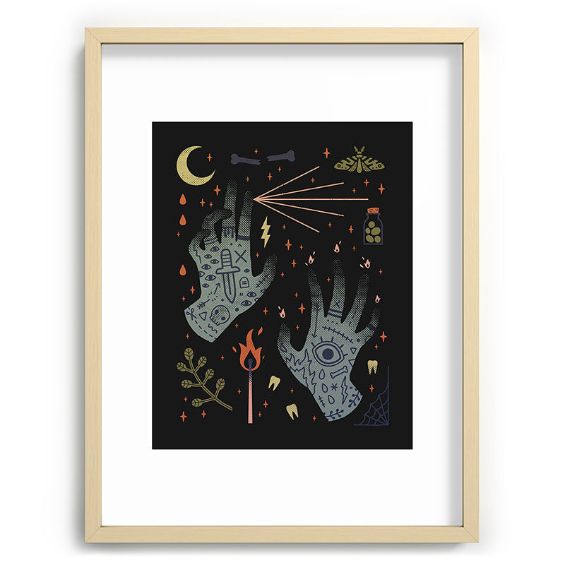 A Curse Upon You! Framed Art Print