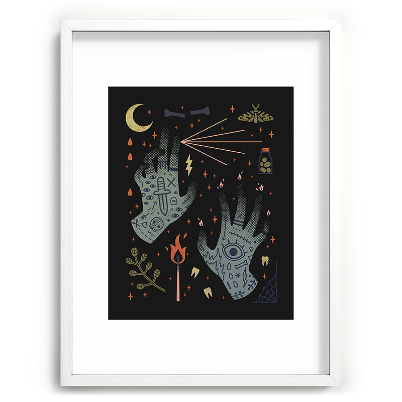 A Curse Upon You! Framed Art Print