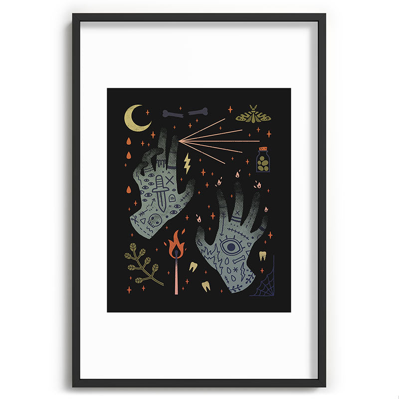 A Curse Upon You! Framed Art Print