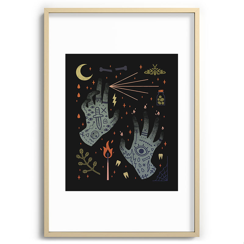 A Curse Upon You! Framed Art Print