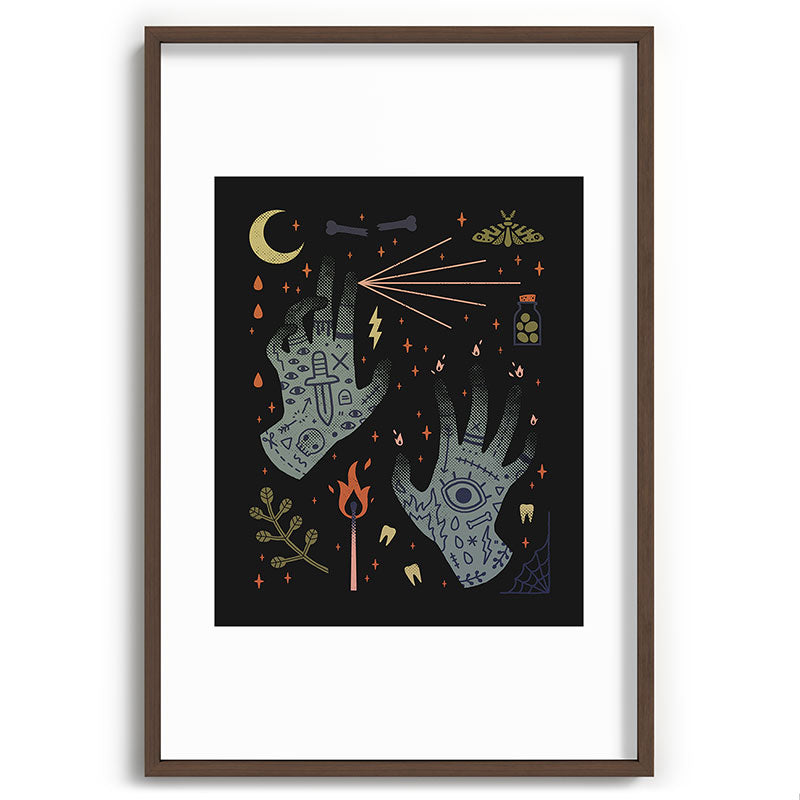 A Curse Upon You! Framed Art Print
