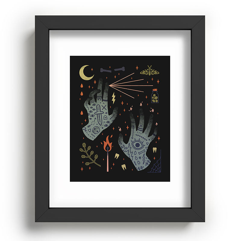 A Curse Upon You! Framed Art Print