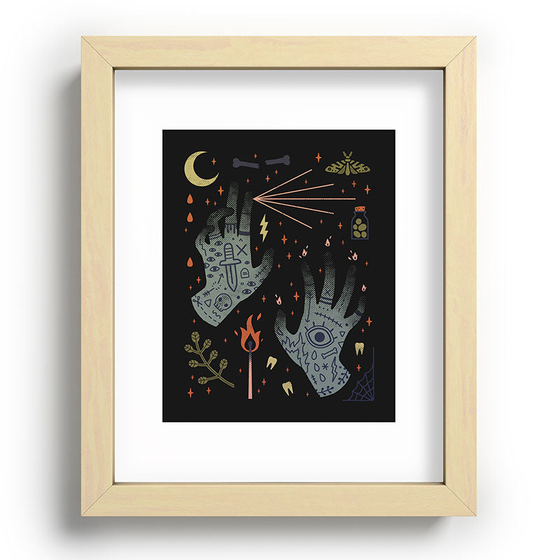 A Curse Upon You! Framed Art Print