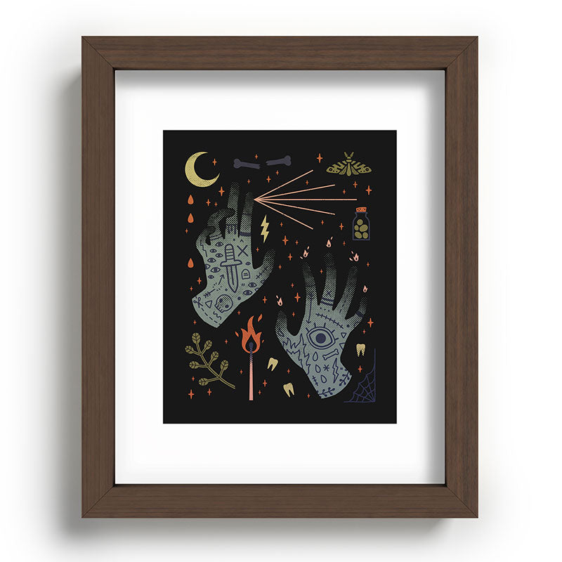 A Curse Upon You! Framed Art Print