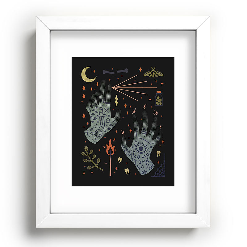 A Curse Upon You! Framed Art Print