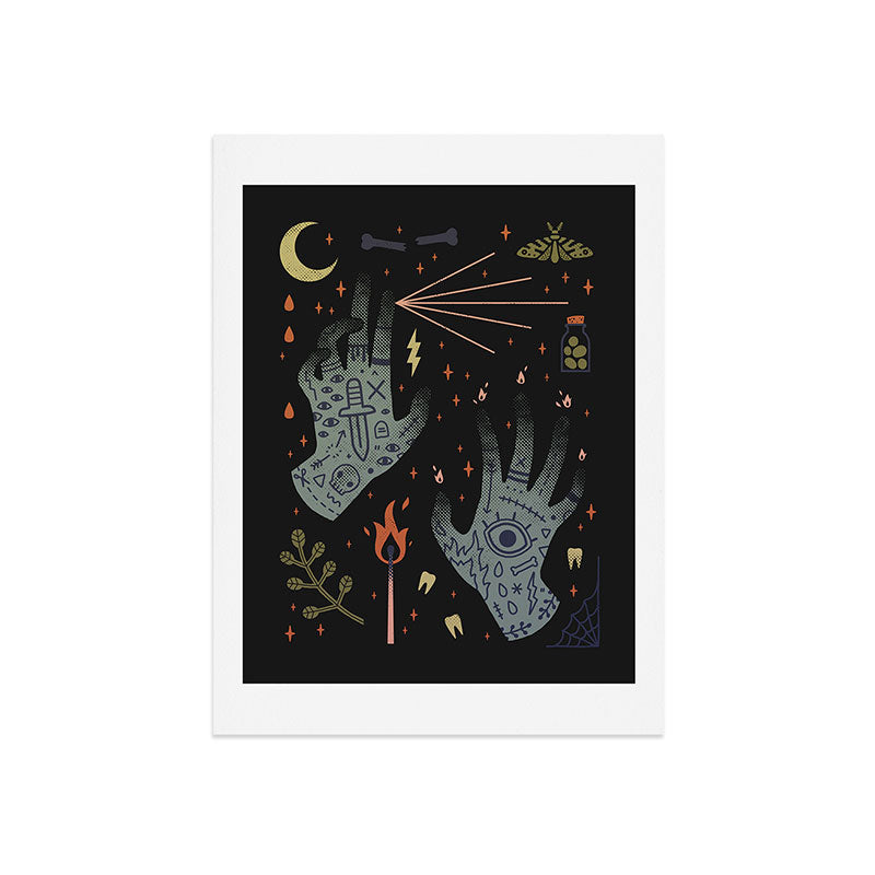 A Curse Upon You! Art Print