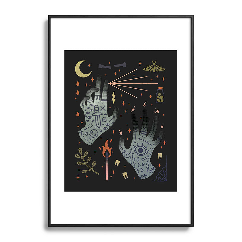 A Curse Upon You! Framed Art Print