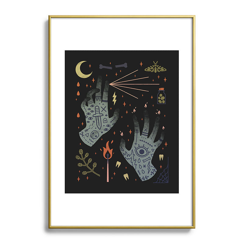 A Curse Upon You! Framed Art Print