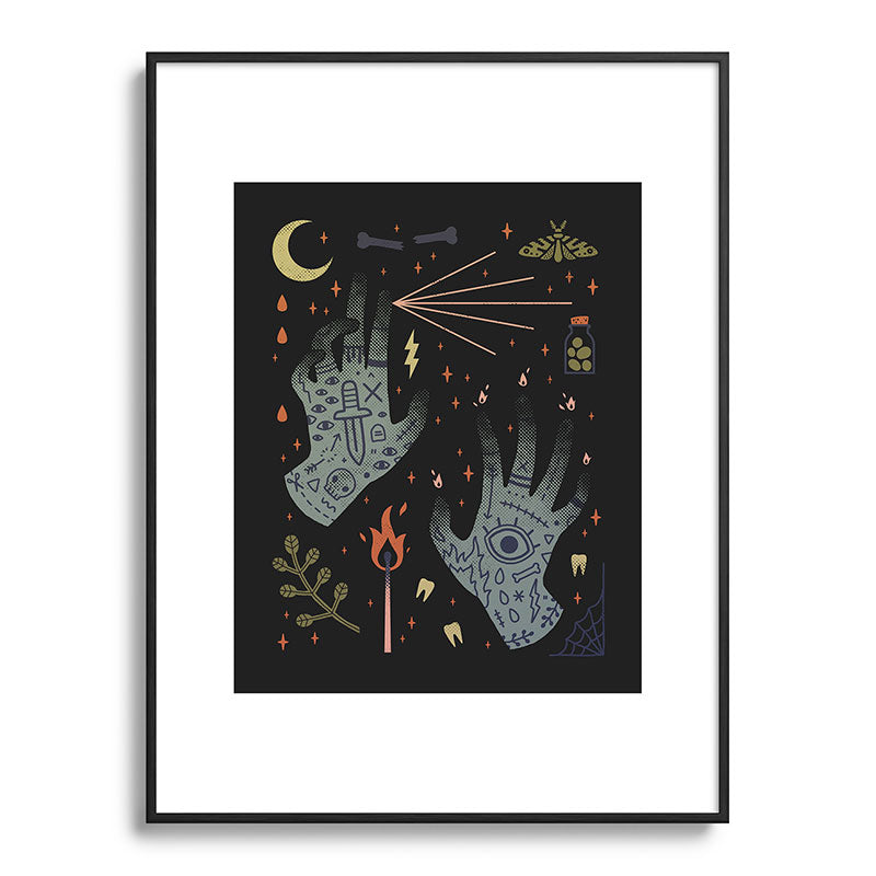 A Curse Upon You! Framed Art Print