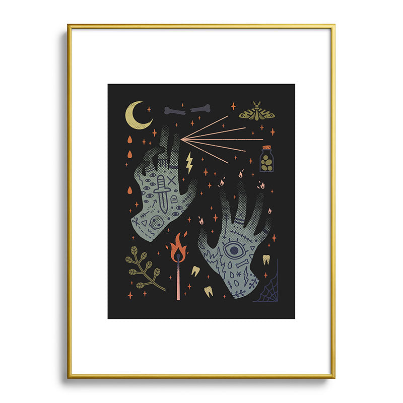 A Curse Upon You! Framed Art Print