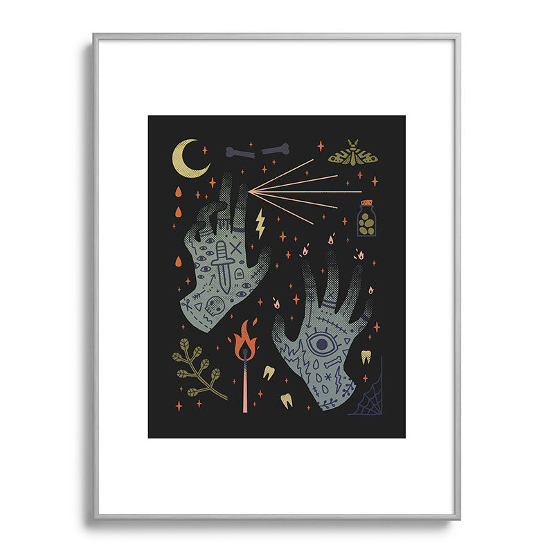 A Curse Upon You! Framed Art Print