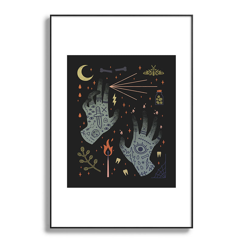 A Curse Upon You! Framed Art Print