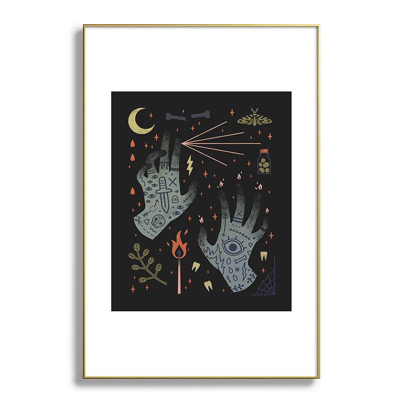 A Curse Upon You! Framed Art Print