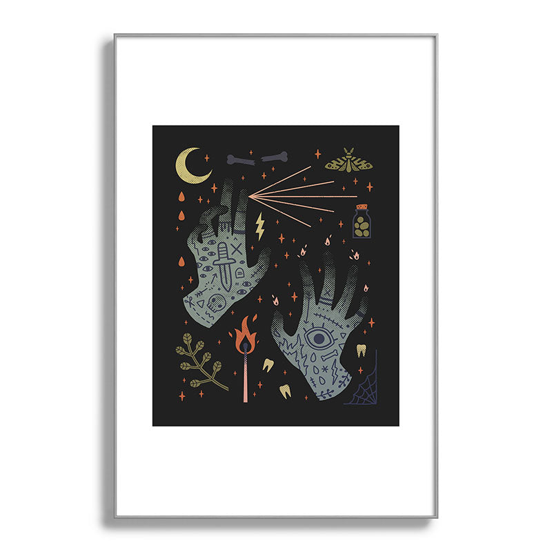 A Curse Upon You! Framed Art Print